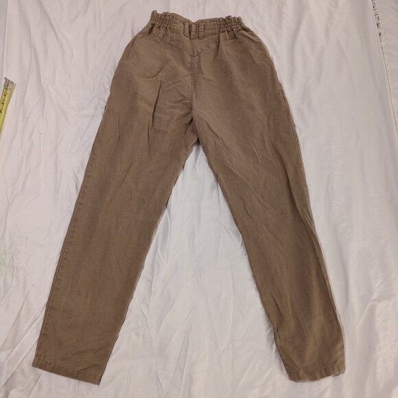 Gitano Brown Cinched Waist Pants - Picture 4 of 9